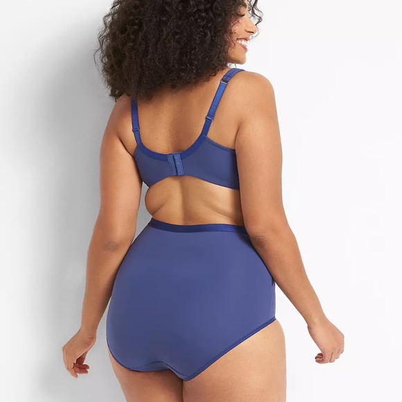 Cacique Lightly Lined Full Coverage Navy Blue Bra Women's Size 44DDD - Picture 4 of 15